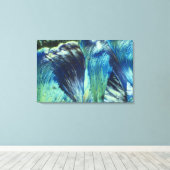 羽のある キャンバスプリント (インサイチュ (ウッドフロア))