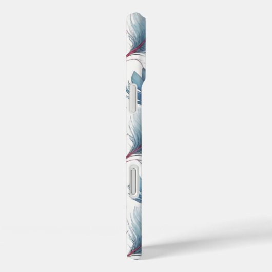 羽のある Case-Mate iPhoneケース (裏面 / 右)