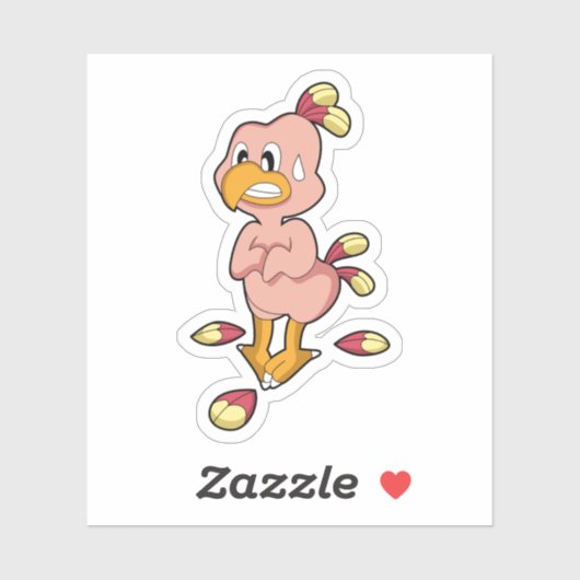 羽のないオウム.PNG シール (シート)