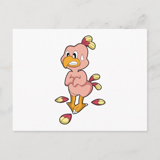 羽のないパラ鳥.PNG ポストカード (正面)