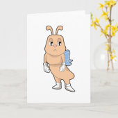 羽のない蝶 カード (黄色い花)