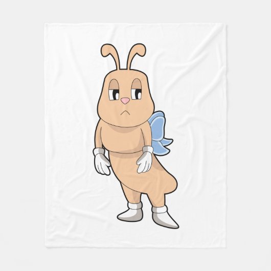 羽のない蝶 フリースブランケット (正面)