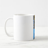 羽のようなマスク コーヒーマグカップ (左)