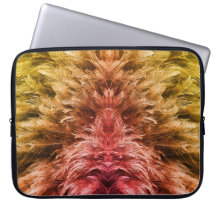 羽のような毛皮の毛羽立つルサンセットオレンジ色の金ゴールドグラデーション