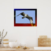 羽のような眼球 ポスター (キッチン)