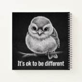 羽のような鳥 ノートブック (裏面)