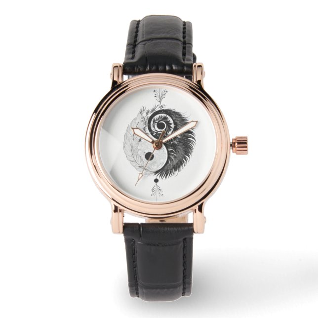 羽のような 腕時計 (正面)