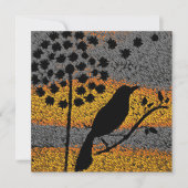 羽のカードの中の鳥 (正面)