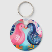 『羽のキス』ハッピーバレンタインデー キーホルダー (裏面)