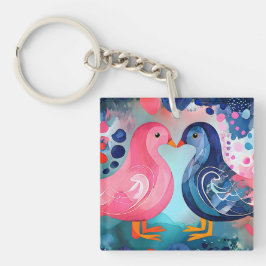 『羽のキス』ハッピーバレンタインデー キーホルダー