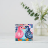 『羽のキス』ハッピーバレンタインデー スクエア名刺 (スタンド正面)