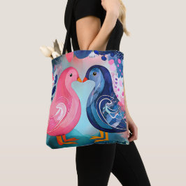 『羽のキス』ハッピーバレンタインデー トートバッグ