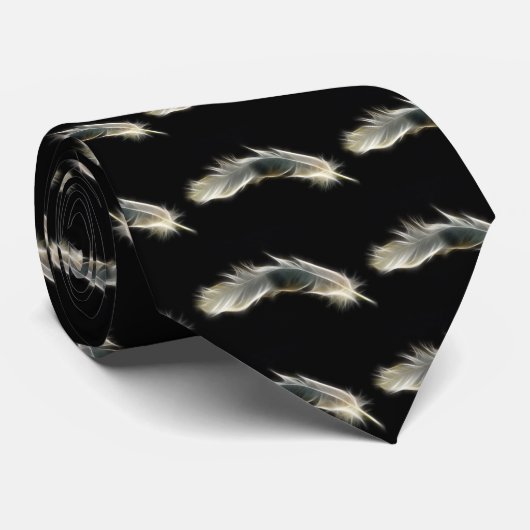 羽のタイ ネクタイ (ロール)