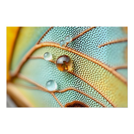 羽のパターンを削除 ポスター (正面)