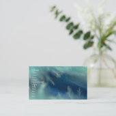 羽のプロフィールカード 名刺 (スタンド正面)