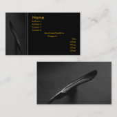 羽のプロフィールカード 名刺 (正面/裏面)