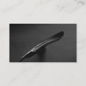 羽のプロフィールカード 名刺 (裏面)