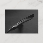 羽のプロフィールカード 名刺 (裏面)