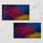 羽のプロフィールカード 名刺 (正面/裏面)