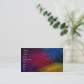 羽のプロフィールカード 名刺 (スタンド正面)