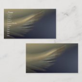 羽のプロフィールカード 名刺 (正面/裏面)