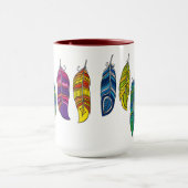 羽のマグ マグカップ (中央)