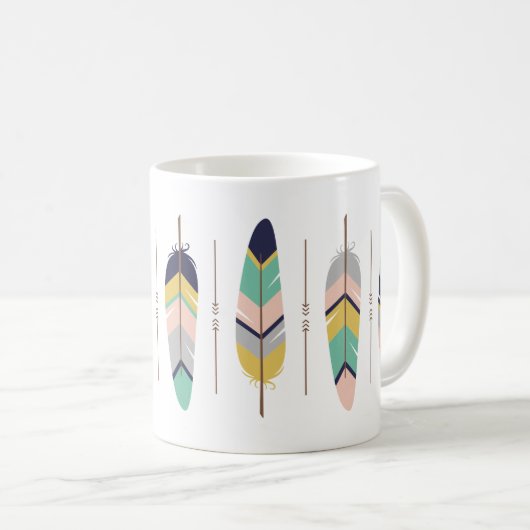 羽のマグ マグカップ (正面右)