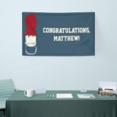 羽の付いたマーチングバンドカスタム帽子 横断幕 (トレードショー)