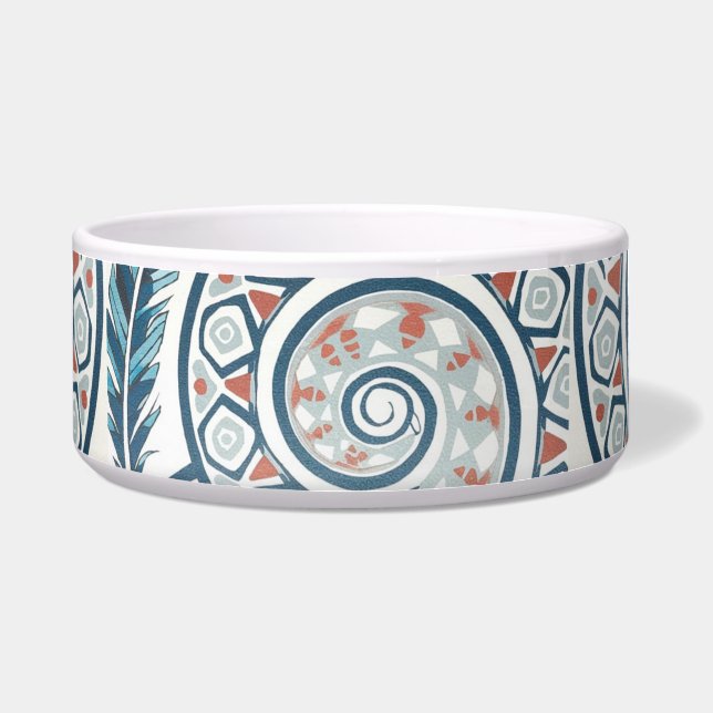 羽の付いた円 ボウル (正面)