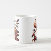羽の優雅さ コーヒーマグカップ (中央)
