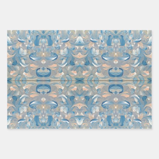 羽の包み紙 ラッピングペーパーシート (正面)