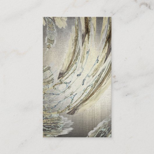 羽の原産のシャーマンの素朴な名刺 名刺 (正面)