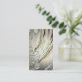 羽の原産のシャーマンの素朴な名刺 名刺 (スタンド正面)