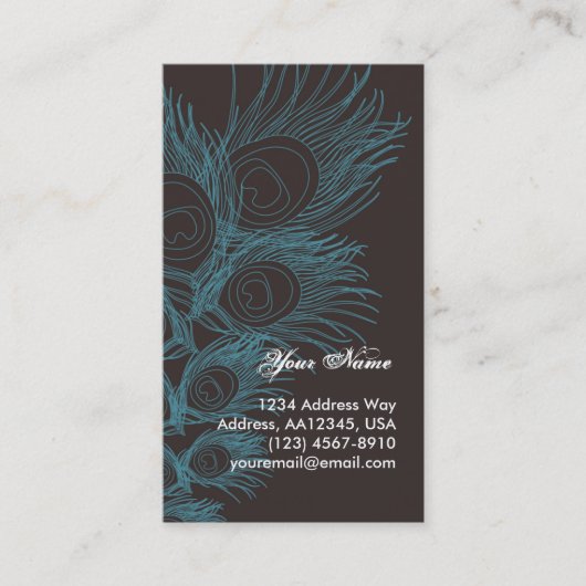 羽の名刺 名刺 (正面)