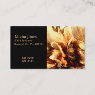 羽の塵払いの終わり 名刺