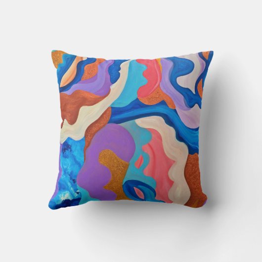 羽の枕 クッション (裏面)