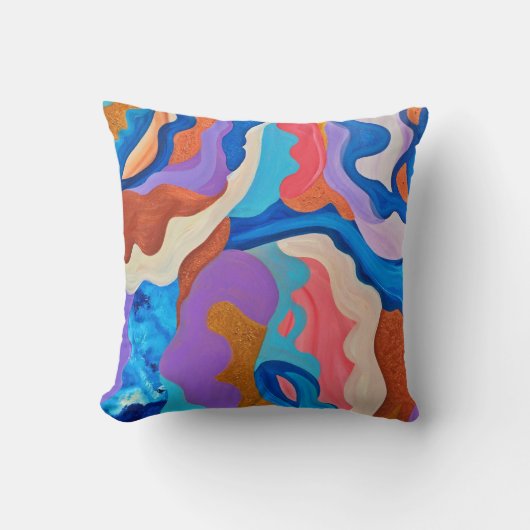 羽の枕 クッション (正面)