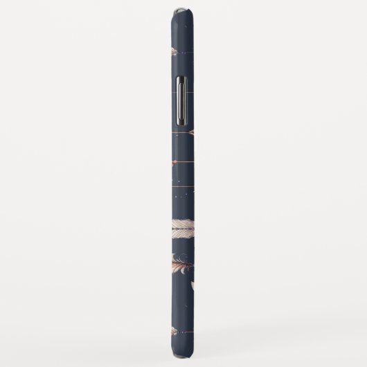 羽の模様の付いた部族矢印 Case-Mate iPhoneケース (裏面/右)