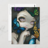 『羽の混乱』はがき ポストカード (正面/裏面)