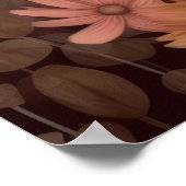 羽の生えた野草 ポスター (角)