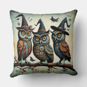 羽の生えた鳥 クッション (裏面)