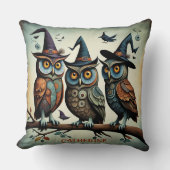 羽の生えた鳥 クッション (正面)