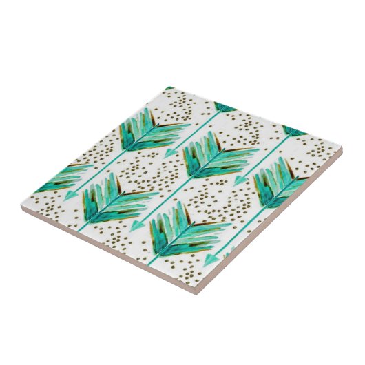 羽の矢 タイル (側面)