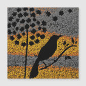 羽の磁石の間の鳥 (正面)