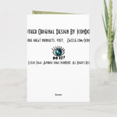 羽の空白の鳥 カード (裏面)