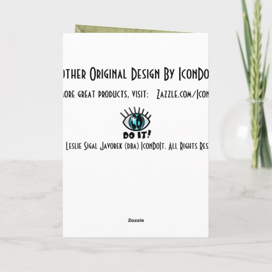 羽の空白の鳥 カード (裏面)