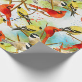 羽の群れ ラッピングペーパー (角)