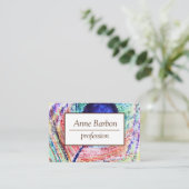 羽の芸術の専門の名刺 名刺 (スタンド正面)