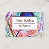 羽の芸術の専門の名刺 名刺 (正面)