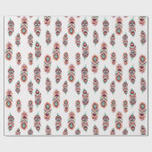 羽の芸術 ラッピングペーパー (フラット)